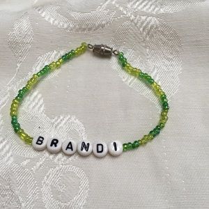 BRANDI 7” personalized name bracelet-NEW